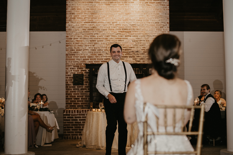 A fun wedding reception at The Hyatt Regency Chesapeake Bay, Maryland by Britney Clause Photography