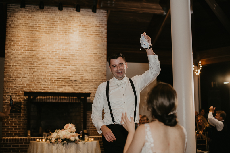 A fun wedding reception at The Hyatt Regency Chesapeake Bay, Maryland by Britney Clause Photography