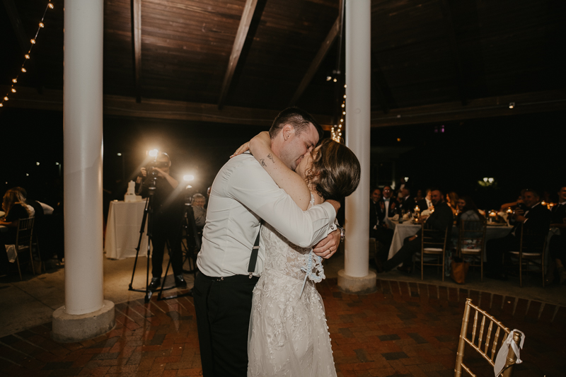 A fun wedding reception at The Hyatt Regency Chesapeake Bay, Maryland by Britney Clause Photography