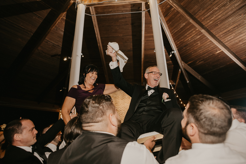 A fun wedding reception at The Hyatt Regency Chesapeake Bay, Maryland by Britney Clause Photography