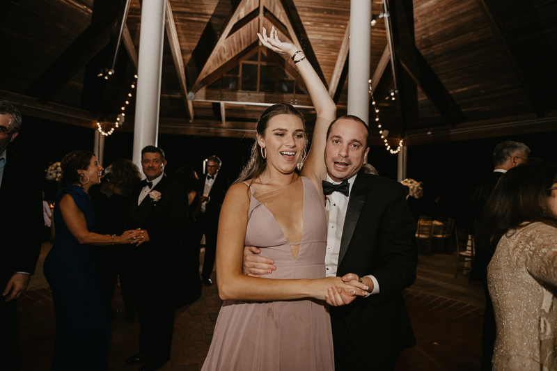 A fun wedding reception at The Hyatt Regency Chesapeake Bay, Maryland by Britney Clause Photography