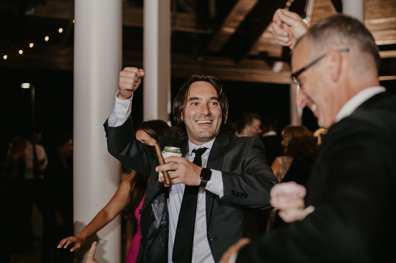 A fun wedding reception at The Hyatt Regency Chesapeake Bay, Maryland by Britney Clause Photography