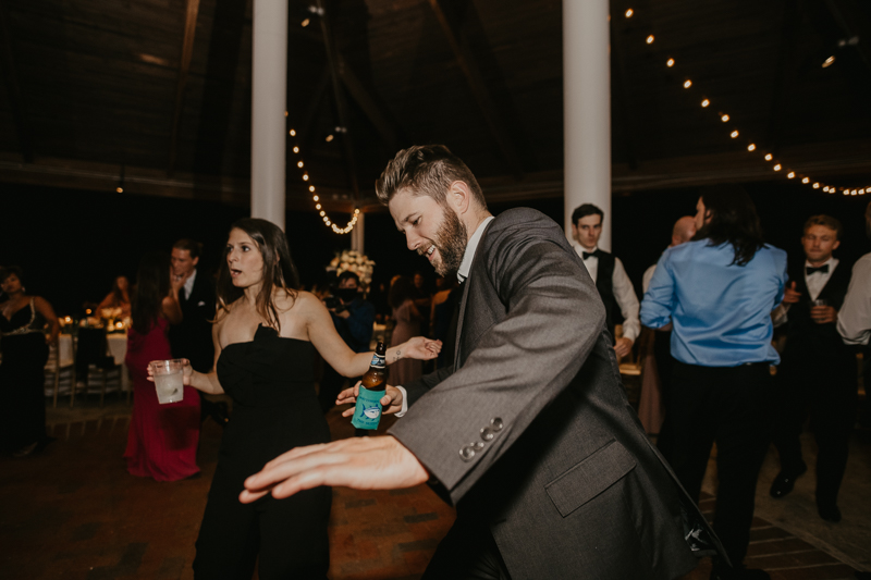 A fun wedding reception at The Hyatt Regency Chesapeake Bay, Maryland by Britney Clause Photography