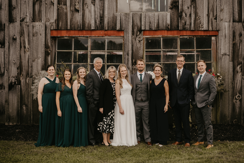 Amazing vineyard wedding at the Vineyards of Mary's Meadow in Darlington, Maryland by Britney Clause Photography