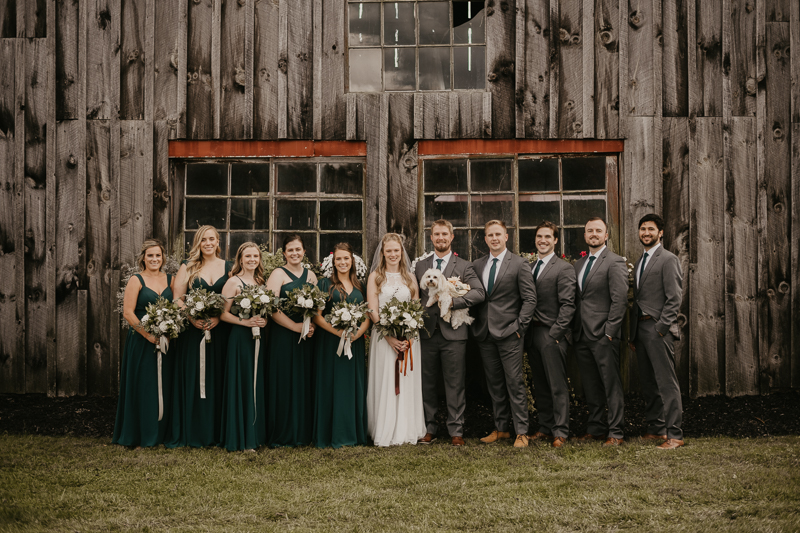 Amazing vineyard wedding at the Vineyards of Mary's Meadow in Darlington, Maryland by Britney Clause Photography