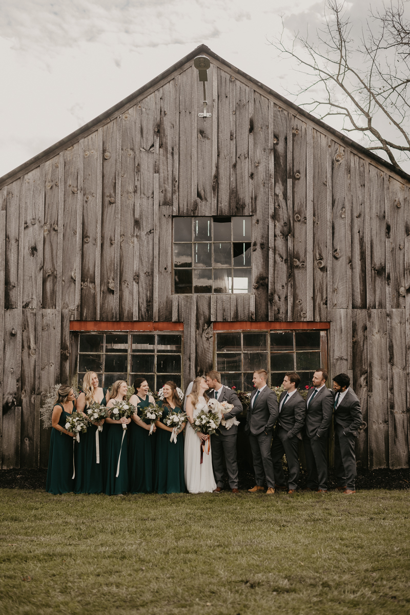 Amazing vineyard wedding at the Vineyards of Mary's Meadow in Darlington, Maryland by Britney Clause Photography