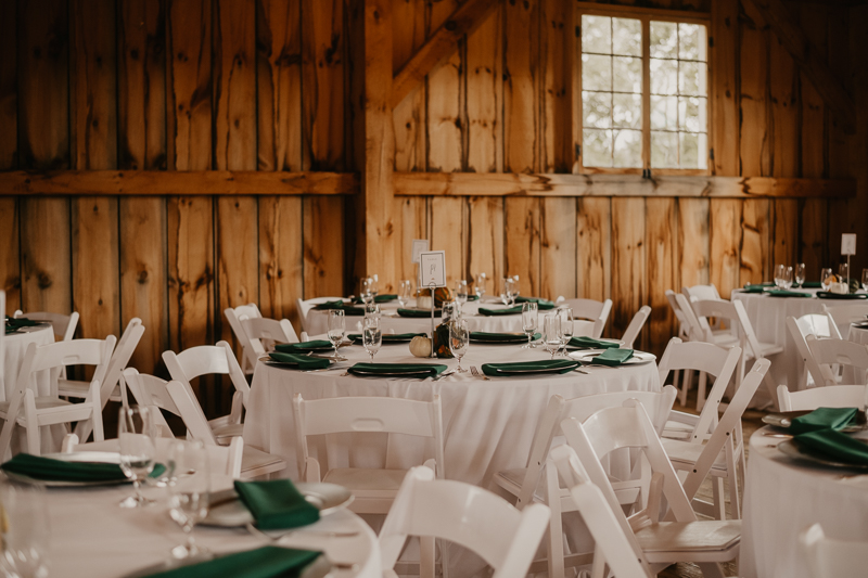 Magical wedding reception decor at the Vineyards of Mary's Meadow in Darlington, Maryland by Britney Clause Photography