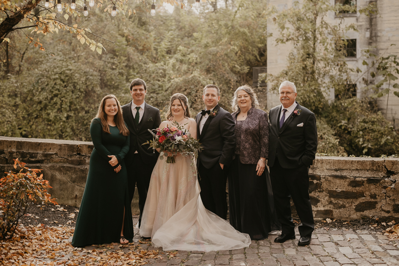 Stunning bride and groom wedding portraits at the Heron Room in Baltimore, Maryland by Britney Clause Photography