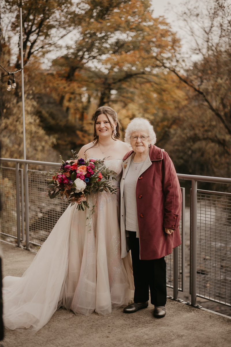 Stunning bride and groom wedding portraits at the Heron Room in Baltimore, Maryland by Britney Clause Photography