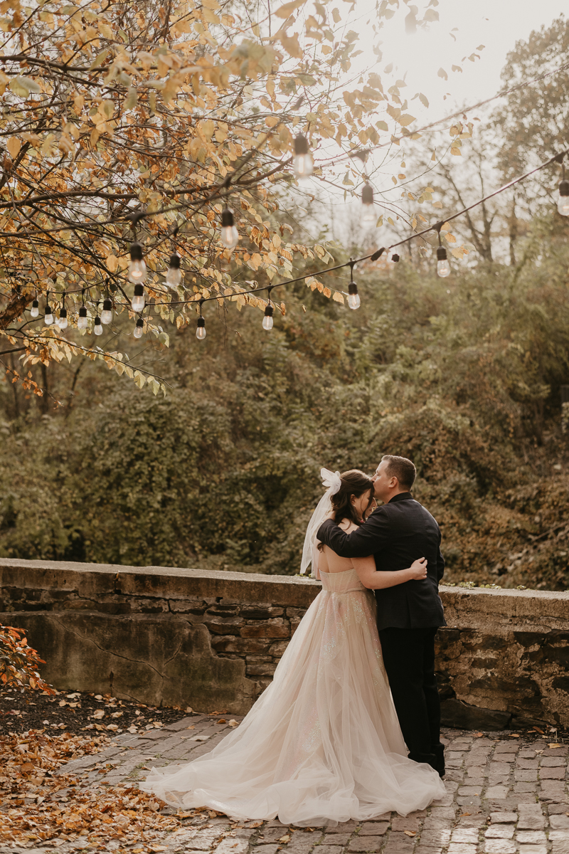 Stunning bride and groom wedding portraits at the Heron Room in Baltimore, Maryland by Britney Clause Photography