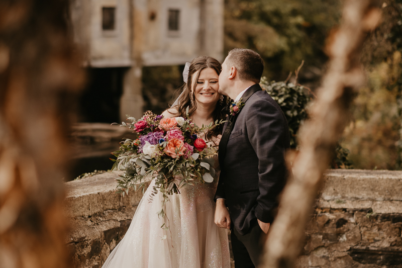 Stunning bride and groom wedding portraits at the Heron Room in Baltimore, Maryland by Britney Clause Photography