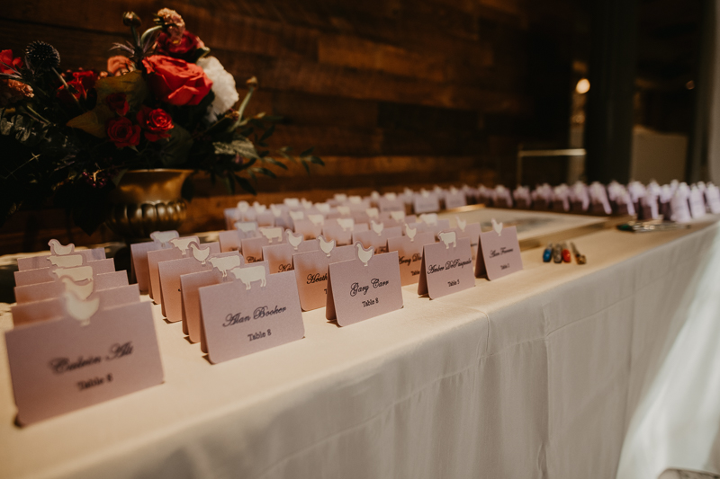 Magical wedding reception decor by Willow Oak Farm and Copper Kitchen at the Heron Room in Baltimore, Maryland by Britney Clause Photography