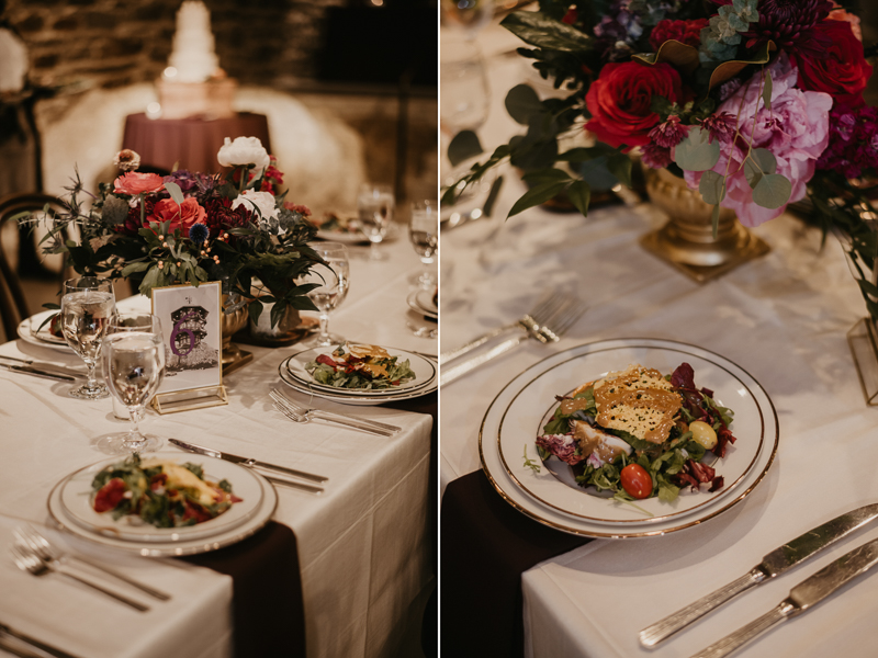 Tasty wedding food by Copper Kitchen at the Heron Room in Baltimore, Maryland by Britney Clause Photography