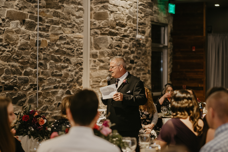 A fun evening wedding reception at the Heron Room in Baltimore, Maryland by Britney Clause Photography