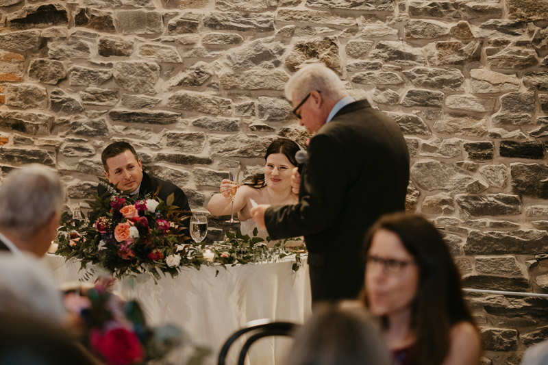 A fun evening wedding reception at the Heron Room in Baltimore, Maryland by Britney Clause Photography