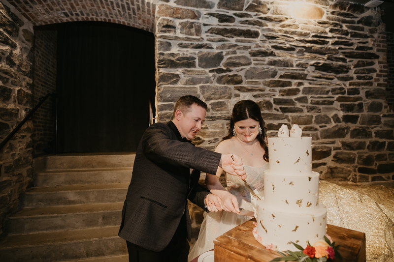 A fun evening wedding reception at the Heron Room in Baltimore, Maryland by Britney Clause Photography