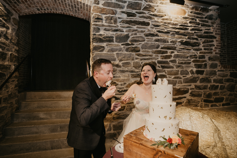 A fun evening wedding reception at the Heron Room in Baltimore, Maryland by Britney Clause Photography