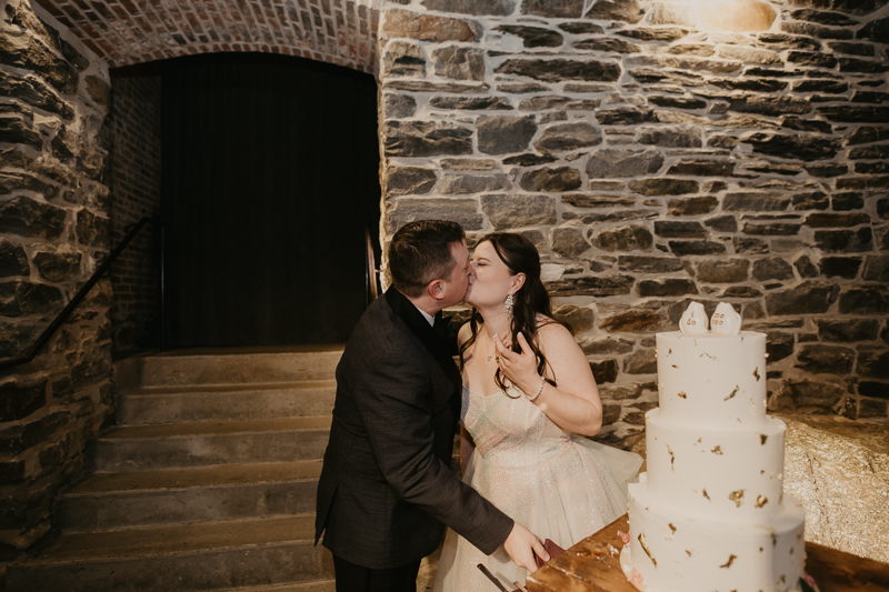 A fun evening wedding reception at the Heron Room in Baltimore, Maryland by Britney Clause Photography