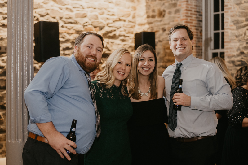 A fun evening wedding reception at the Heron Room in Baltimore, Maryland by Britney Clause Photography