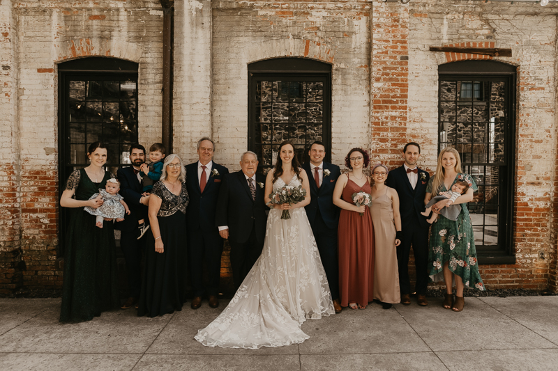 A gorgeous Spring wedding at the Mt. Washington Mill Dye House in Baltimore, Maryland by Britney Clause Photography