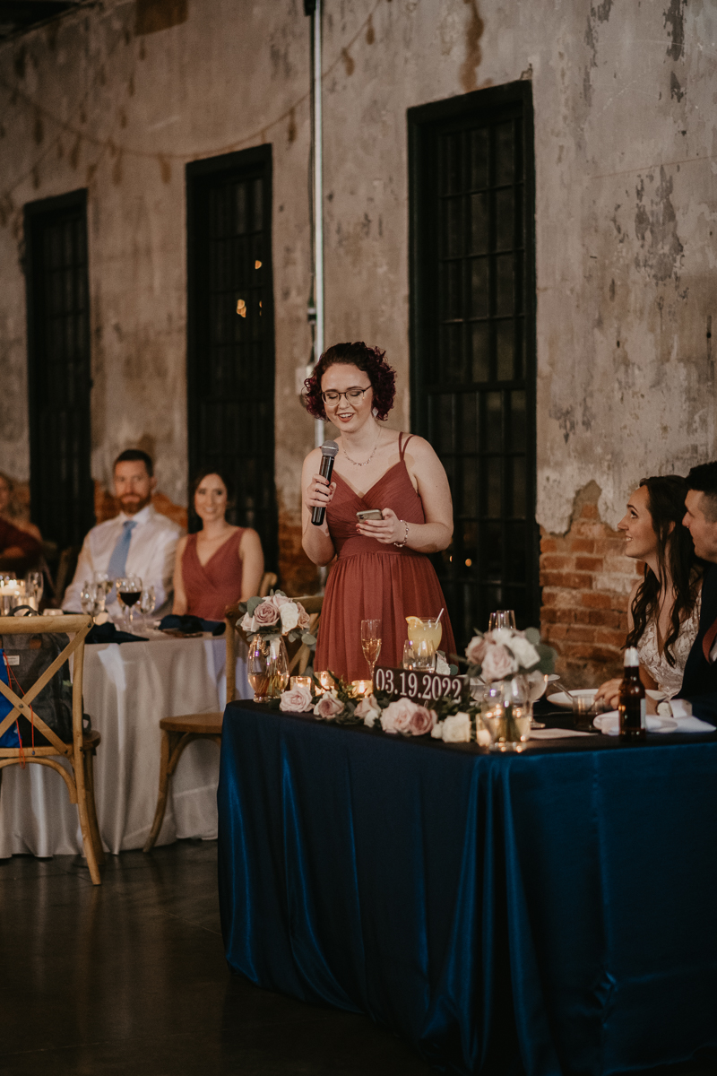 Magical wedding reception at the Mt. Washington Mill Dye House in Baltimore, Maryland by Britney Clause Photography