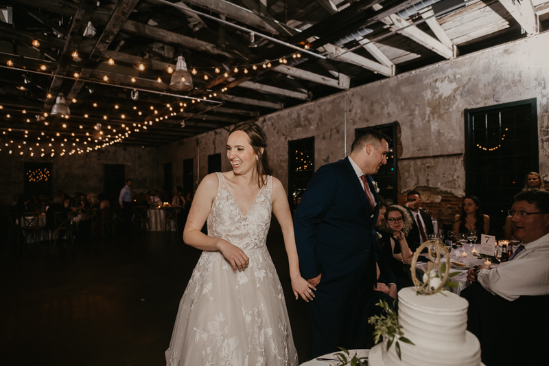 Magical wedding reception at the Mt. Washington Mill Dye House in Baltimore, Maryland by Britney Clause Photography