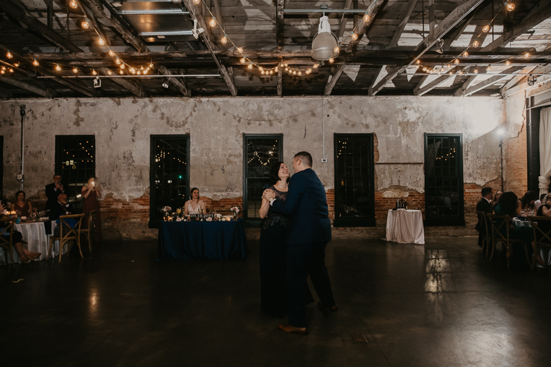 Magical wedding reception at the Mt. Washington Mill Dye House in Baltimore, Maryland by Britney Clause Photography