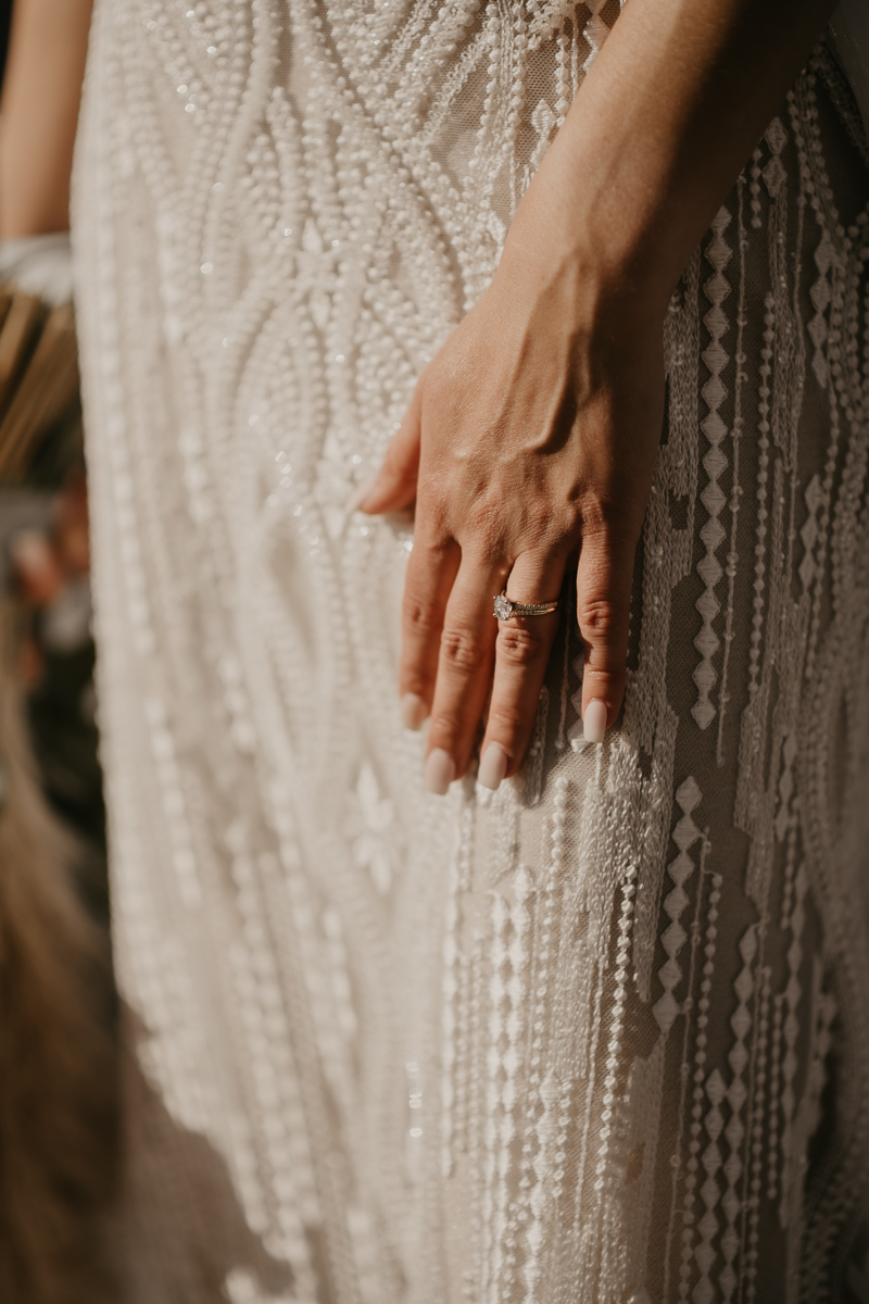 Stunning bride and groom wedding portraits at the Annapolis Waterfront Hotel in Annapolis, Maryland by Britney Clause Photography