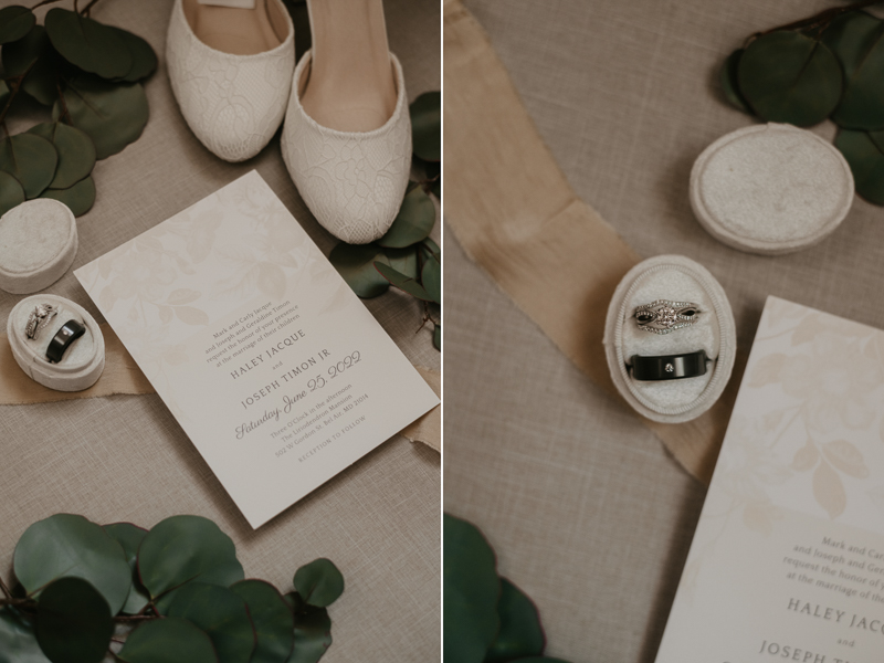 Beautiful wedding details at the Liriodendron Mansion in Bel Air, Maryland by Britney Clause Photography
