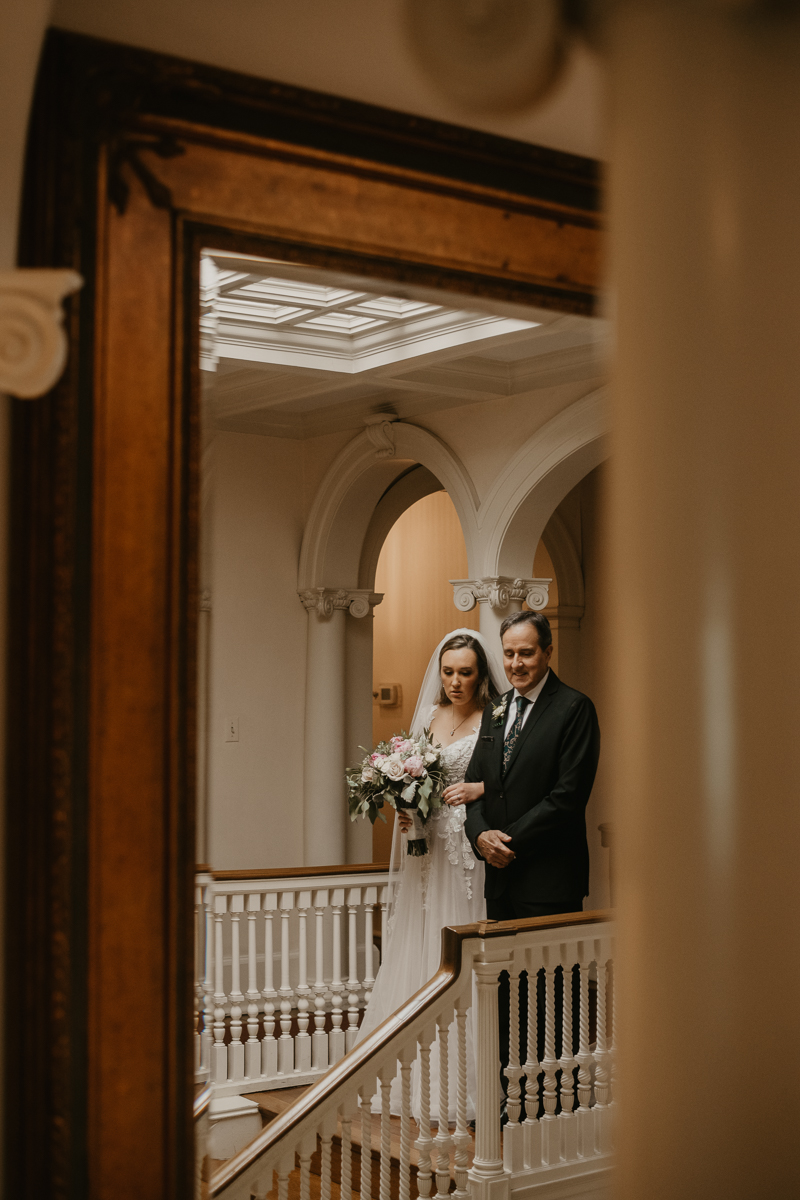 Amazing mansion ceremony at the Liriodendron Mansion in Bel Air, Maryland by Britney Clause Photography