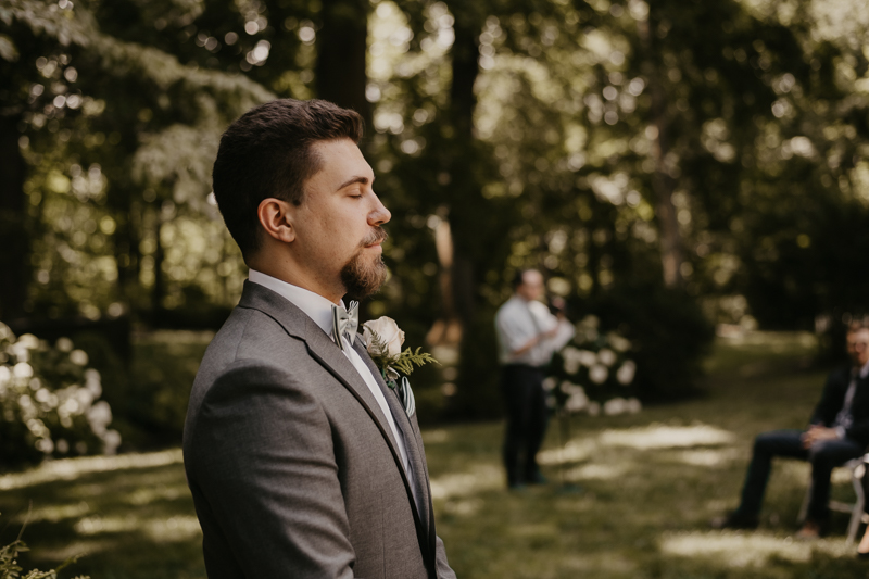 Amazing mansion ceremony at the Liriodendron Mansion in Bel Air, Maryland by Britney Clause Photography