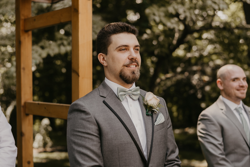 Amazing mansion ceremony at the Liriodendron Mansion in Bel Air, Maryland by Britney Clause Photography