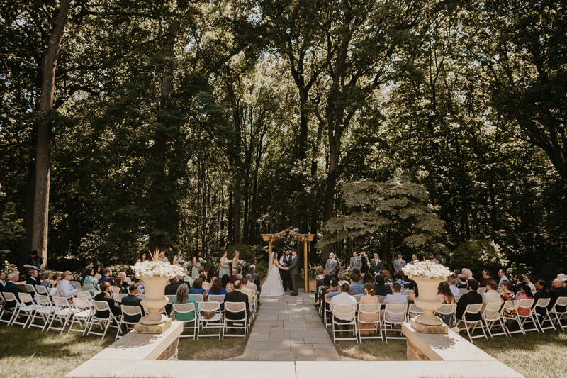 Amazing mansion ceremony at the Liriodendron Mansion in Bel Air, Maryland by Britney Clause Photography