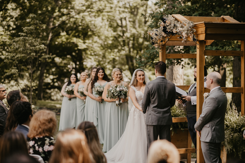 Amazing mansion ceremony at the Liriodendron Mansion in Bel Air, Maryland by Britney Clause Photography