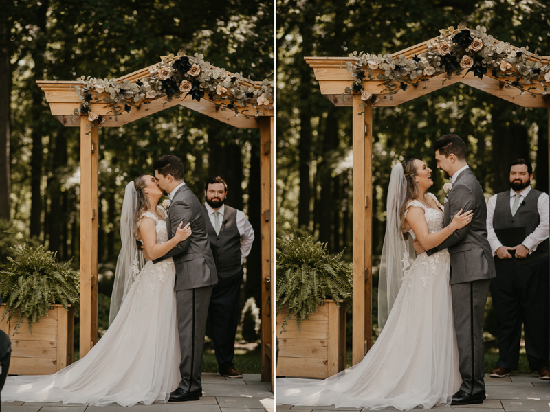 Amazing mansion ceremony at the Liriodendron Mansion in Bel Air, Maryland by Britney Clause Photography