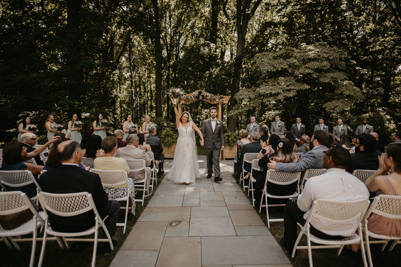 Amazing mansion ceremony at the Liriodendron Mansion in Bel Air, Maryland by Britney Clause Photography