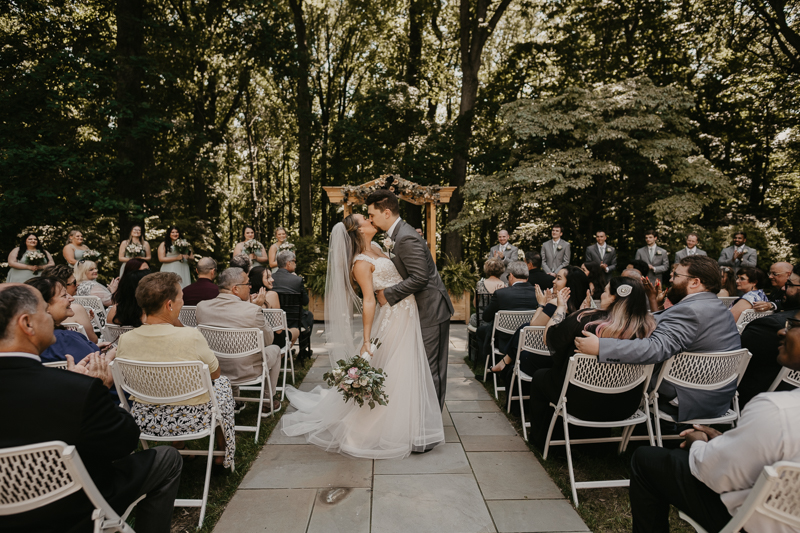 Amazing mansion ceremony at the Liriodendron Mansion in Bel Air, Maryland by Britney Clause Photography