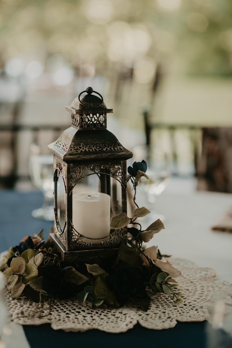 Gorgeous mansion wedding reception decor at the Liriodendron Mansion in Bel Air, Maryland by Britney Clause Photography