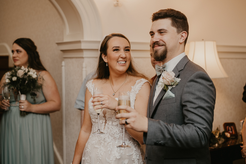 A stunning mansion wedding reception at the Liriodendron Mansion in Bel Air, Maryland by Britney Clause Photography