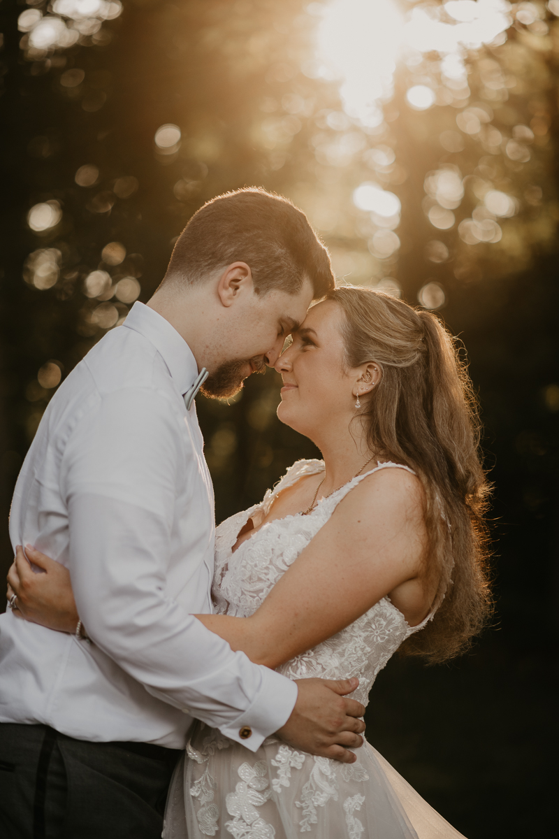 Stunning bride and groom wedding portraits at the Liriodendron Mansion in Bel Air, Maryland by Britney Clause Photography