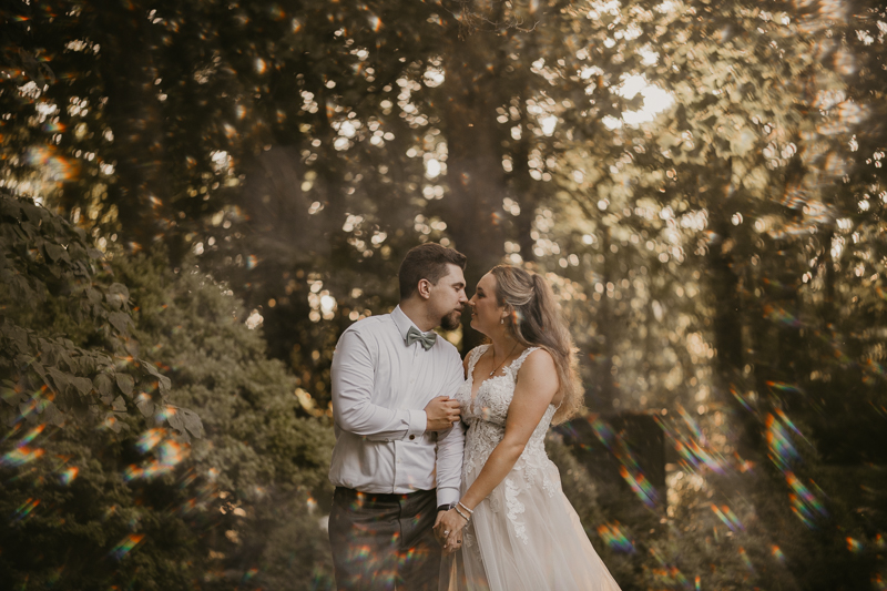 Stunning bride and groom wedding portraits at the Liriodendron Mansion in Bel Air, Maryland by Britney Clause Photography