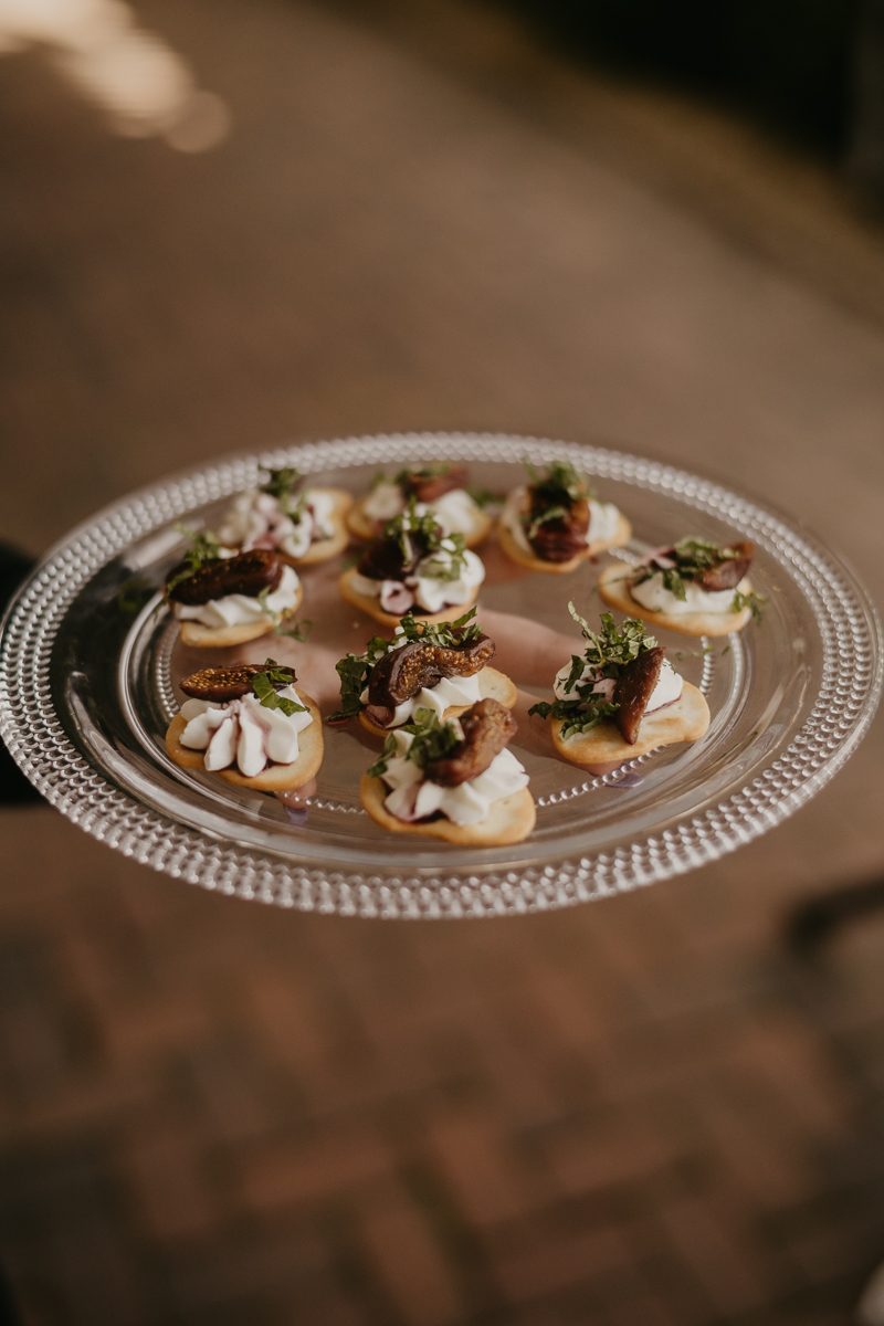 Gorgeous garden wedding reception decor at the William Paca House Wedding in Annapolis, Maryland by Britney Clause Photography