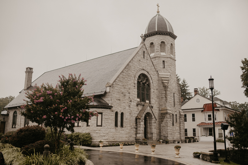 Amazing church ceremony at St. Augustine Church in Elkridge, Maryland by Britney Clause Photography