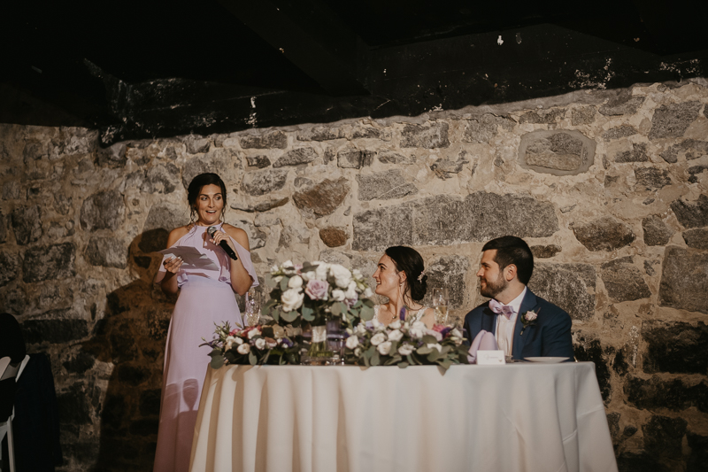 An exciting evening wedding reception by DJ Drew Albins from BMore for the Record at Main Street Ballroom in Ellicott City, Maryland by Britney Clause Photography