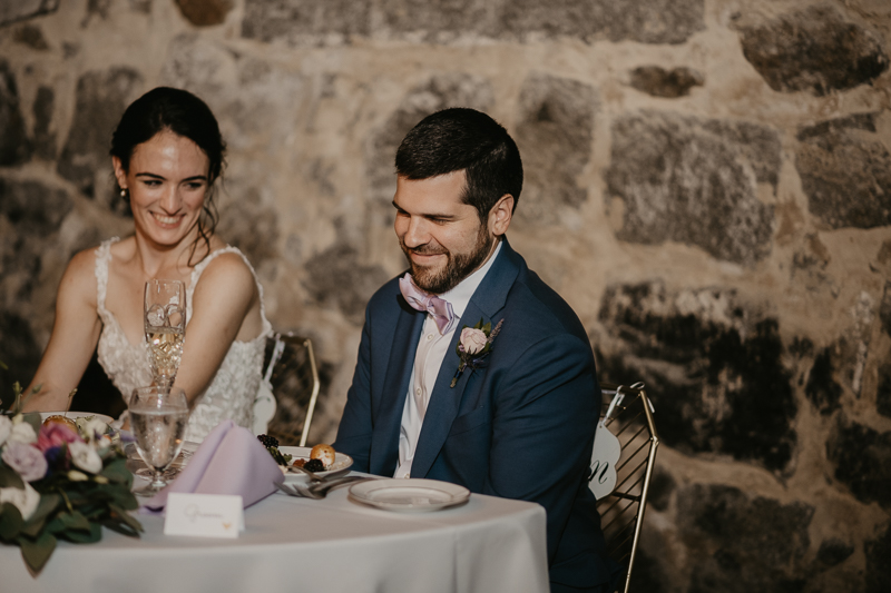 An exciting evening wedding reception by DJ Drew Albins from BMore for the Record at Main Street Ballroom in Ellicott City, Maryland by Britney Clause Photography