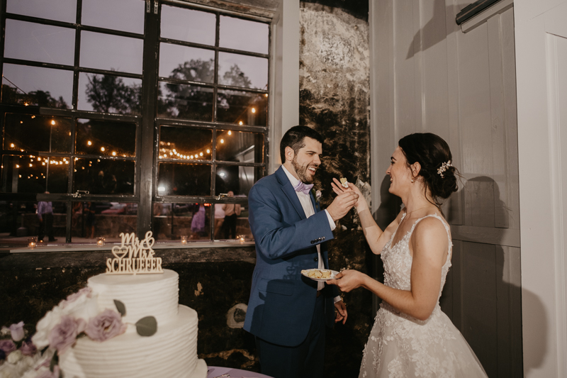 An exciting evening wedding reception by DJ Drew Albins from BMore for the Record at Main Street Ballroom in Ellicott City, Maryland by Britney Clause Photography