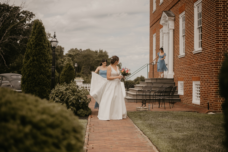 Stunning bride and groom wedding portraits at Dulany's Overlook in Frederick, Maryland by Britney Clause Photography