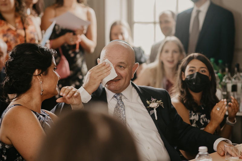 A lively Ketubah signing in the Dulany's Overlook Rose Garden in Frederick, Maryland by Britney Clause Photography