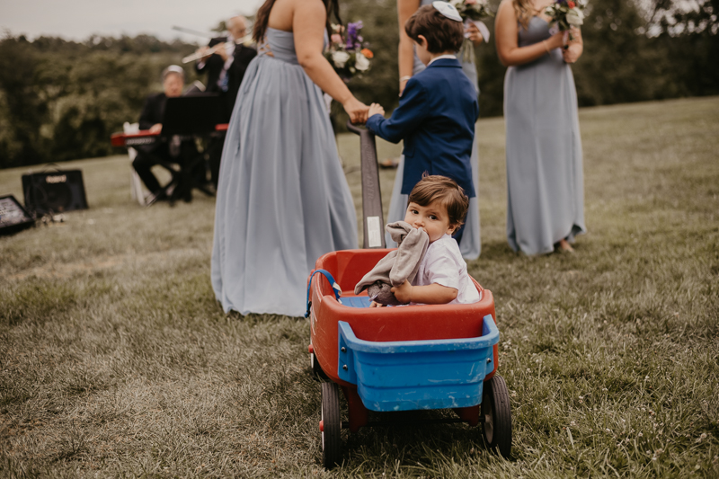 Amazing jewish ceremony at Dulany's Overlook in Frederick, Maryland by Britney Clause Photography