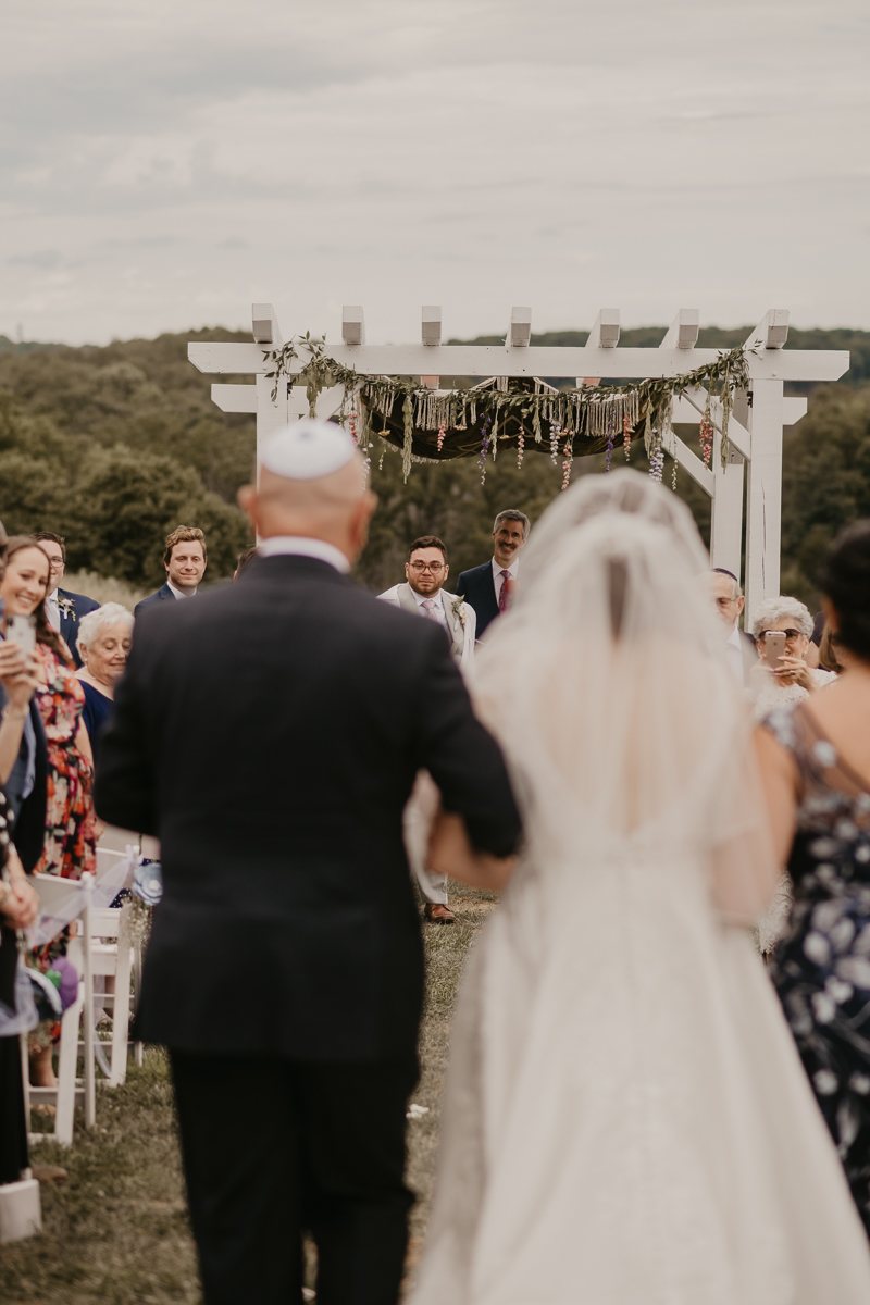 Amazing jewish ceremony at Dulany's Overlook in Frederick, Maryland by Britney Clause Photography